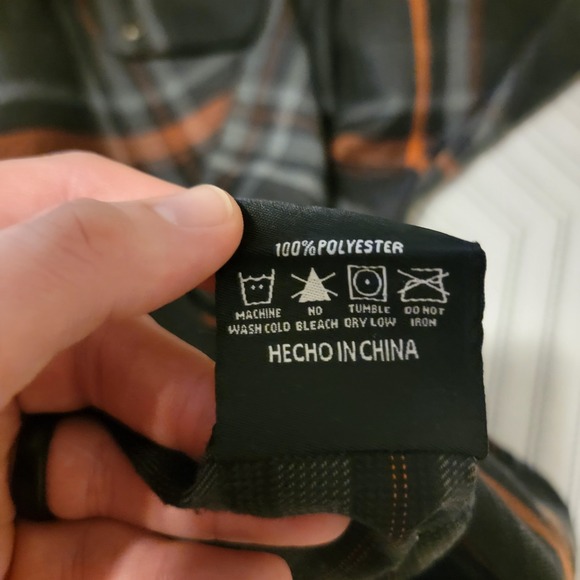 DIXXON Flannel Mens Medium Fox Racing Collaboration Snap Buttons Long Sleeve - Picture 6 of 7